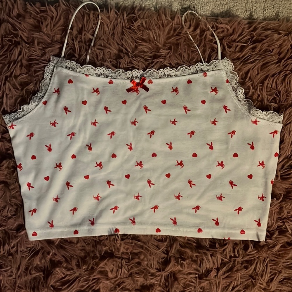 Pacsun X playboy Valentine’s Day drop cropped camisole